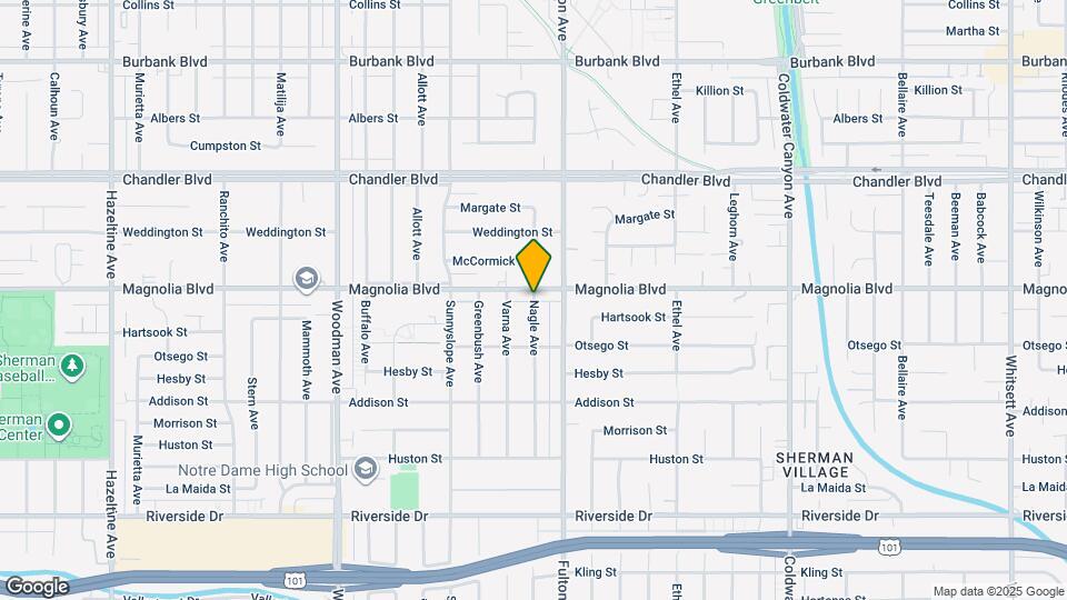 5151 Nagle Ave Map and Location Details