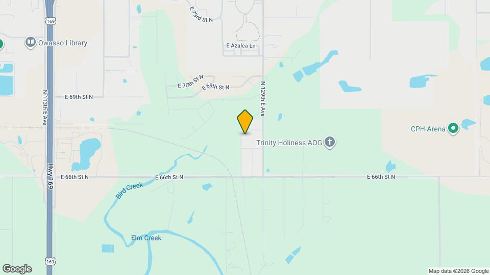 6707 N 128th E Ave Map and Location Details