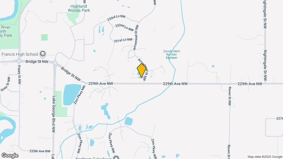 2670 229th Ln NW Map and Location Details