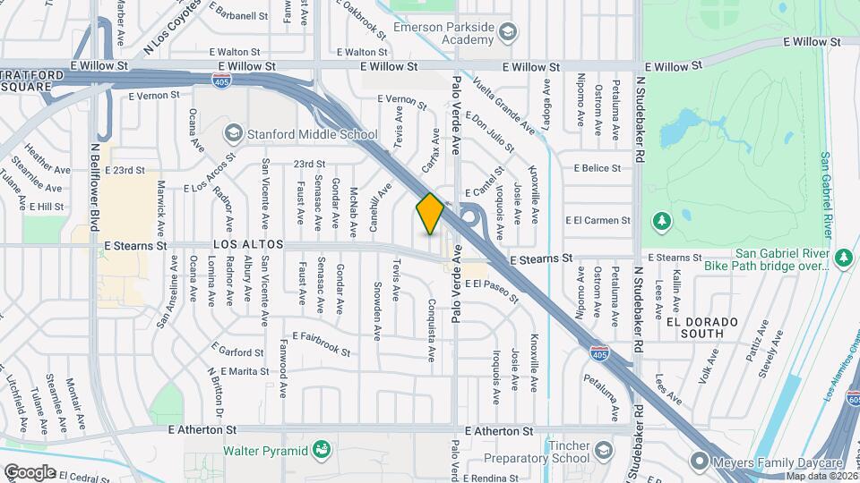2206 Conquista Ave Map and Location Details