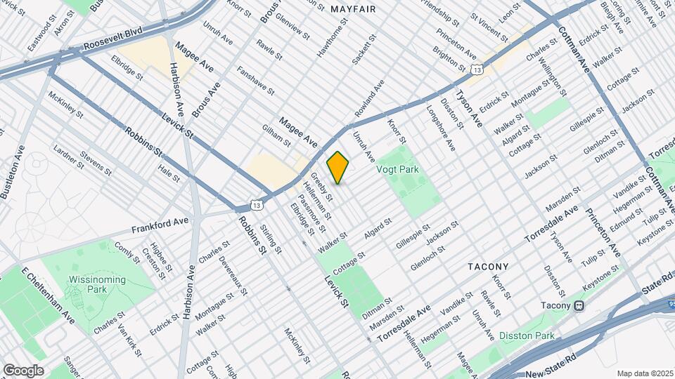 4135 Gilham St Map and Location Details