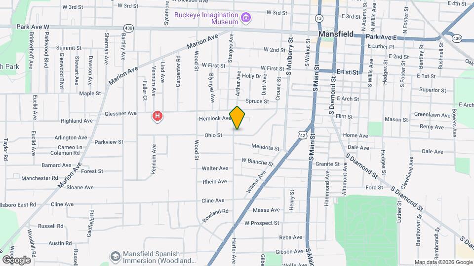 247 Sturges Ave Map and Location Details