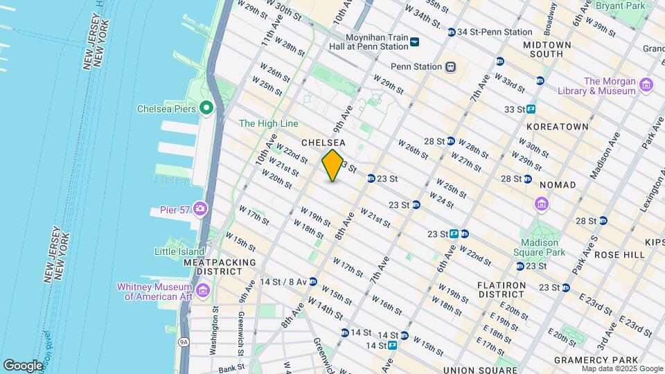331 W 21st St Map and Location Details