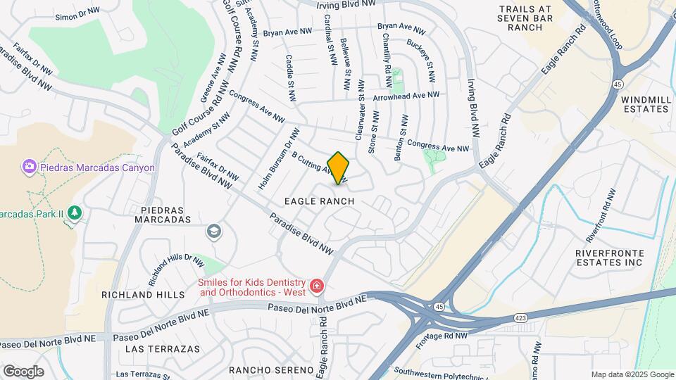 4709 Golden Barrel Rd NW Map and Location Details