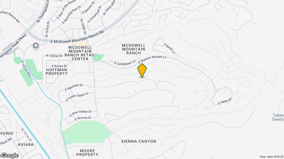 10872 E Raintree Dr Map and Location Details