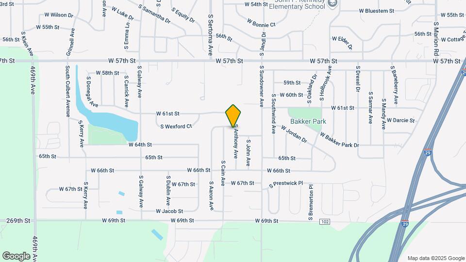 5501 S Anthony Ave Map and Location Details