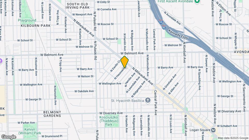 3087 N Haussen Ct, Unit 2 Map and Location Details