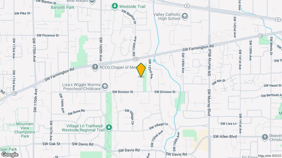 15455 SW Kirby Ln Map and Location Details