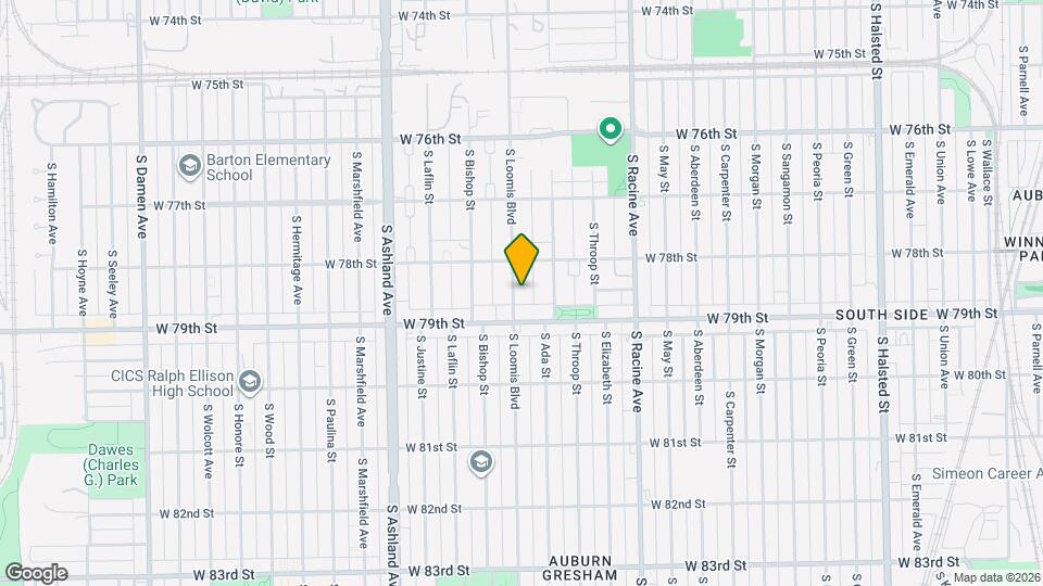 7831 S Loomis Blvd, Unit 2 Mapa y Detalles de la Ubicación