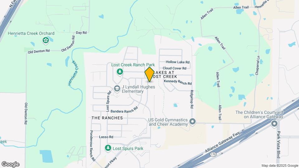 13824 Canyon Ranch Rd Map and Location Details