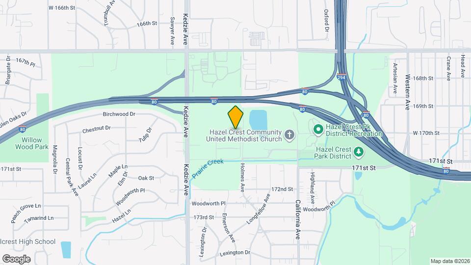 17001 Albany Ave Map and Location Details