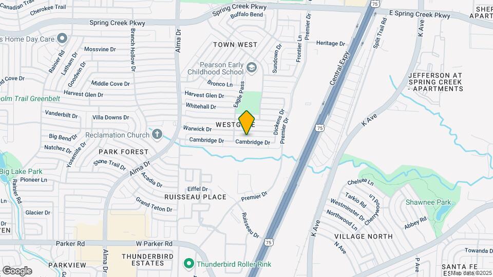 741 Cambridge Dr Map and Location Details