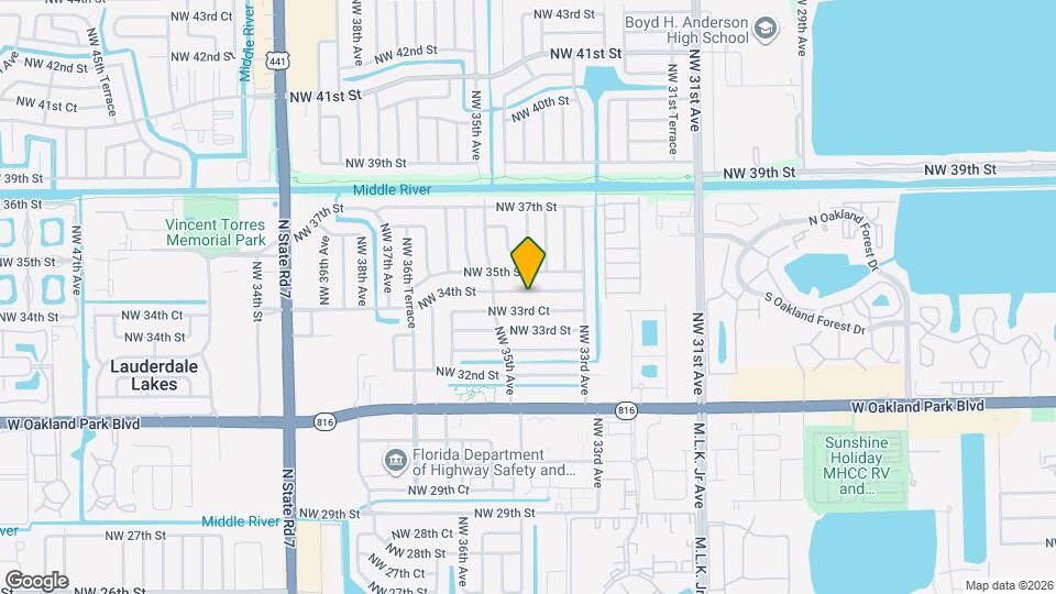 3430 NW 34th St, Unit 06 Map and Location Details