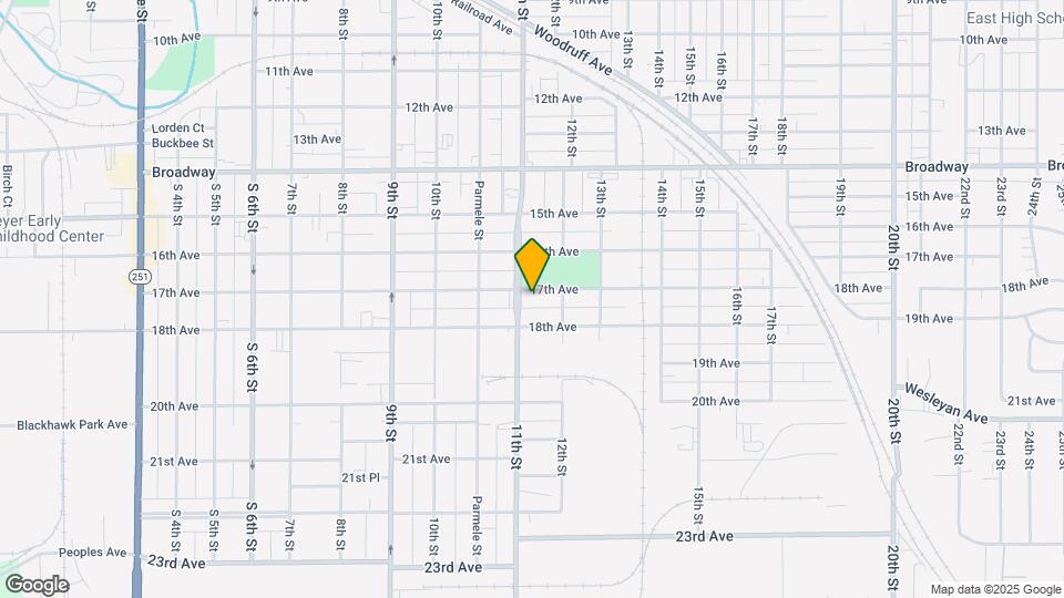 1609 17th Ave Map and Location Details