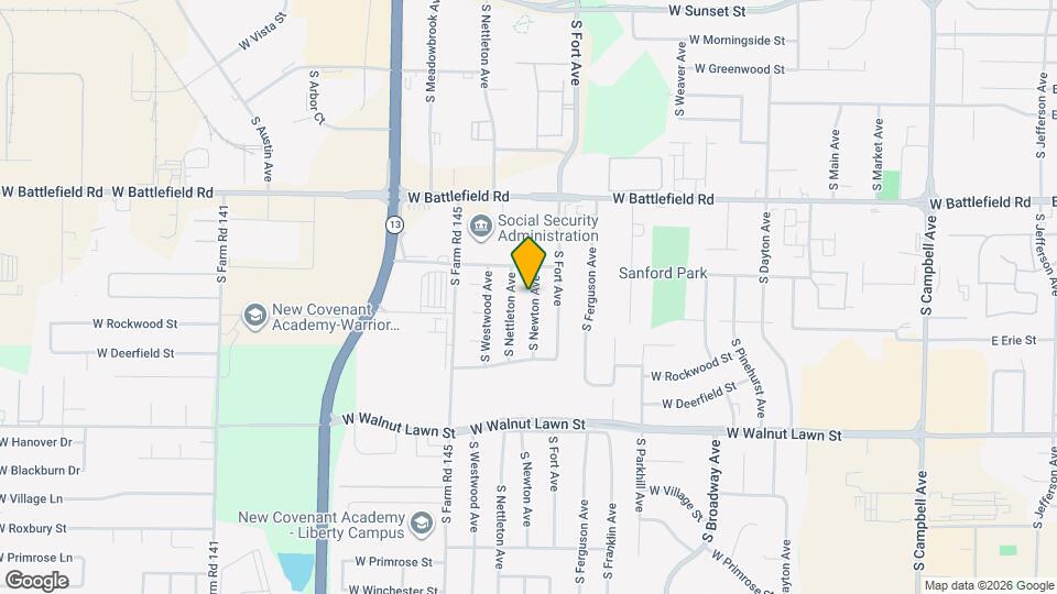 3135 S Newton Ave Map and Location Details