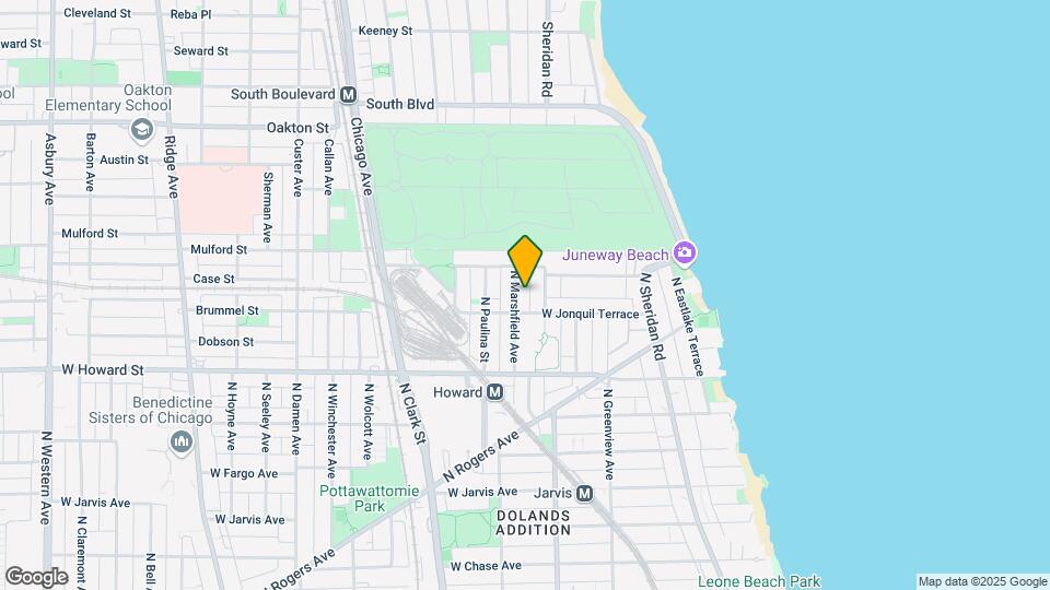 7717 N Marshfield Ave Map and Location Details