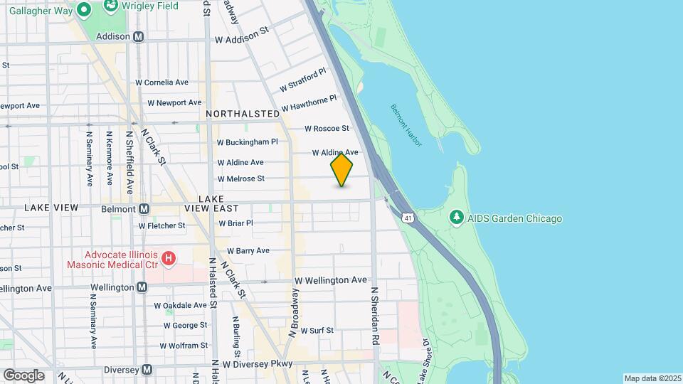 444 W Belmont Ave Mapa y Detalles de la Ubicación