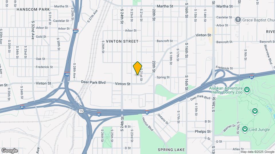 3117 S 22nd St Map and Location Details