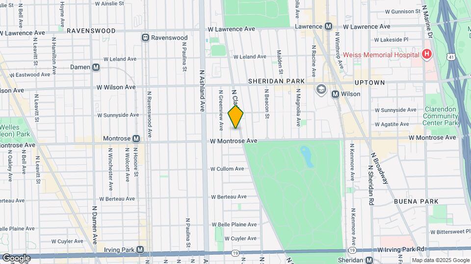 4414 N Clark St Map and Location Details