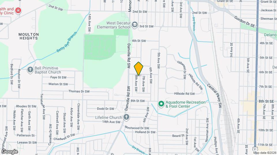 1004 8th Ave SW Map and Location Details