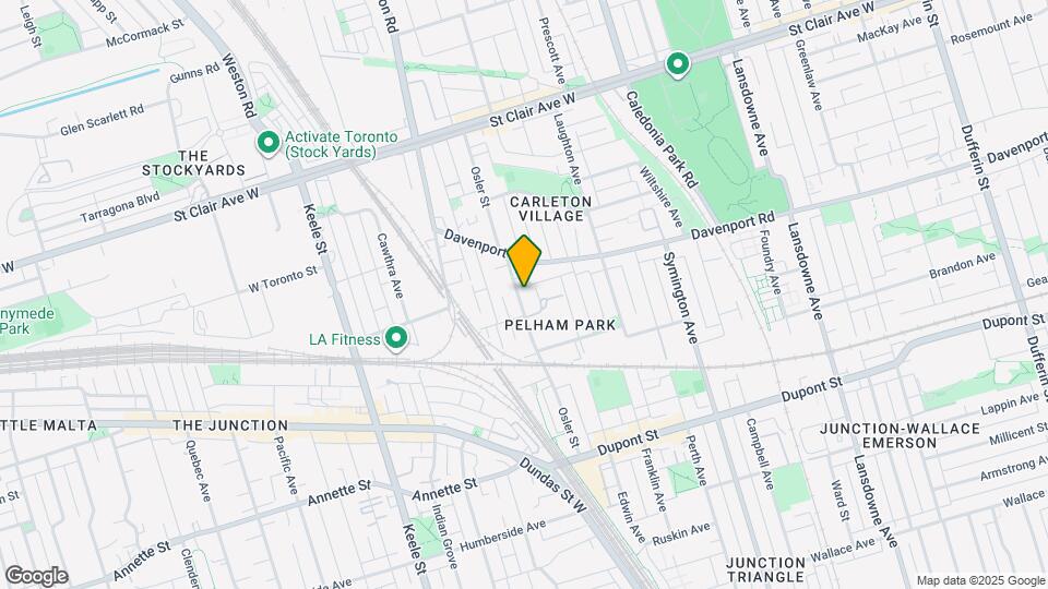 195 Osler St Map and Location Details