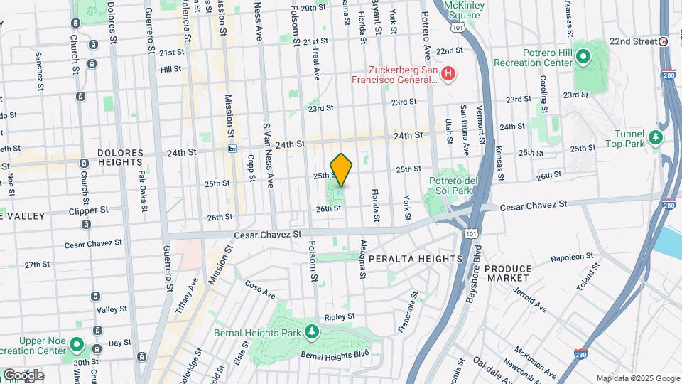 2947 Harrison St Map and Location Details