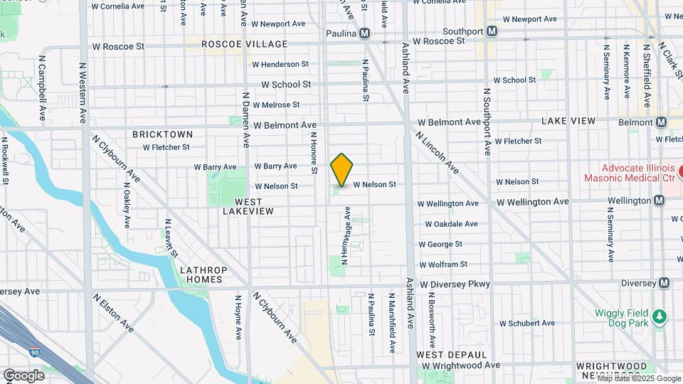 1741 W Nelson St Map and Location Details