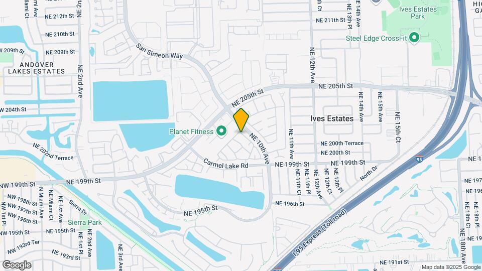 915 NE 199th St Map and Location Details