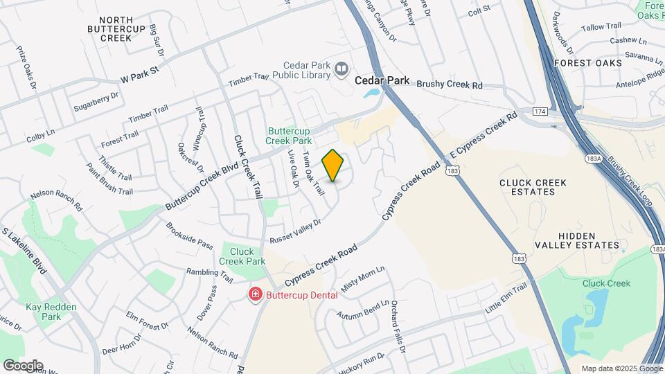 705 Russet Valley Dr Map and Location Details