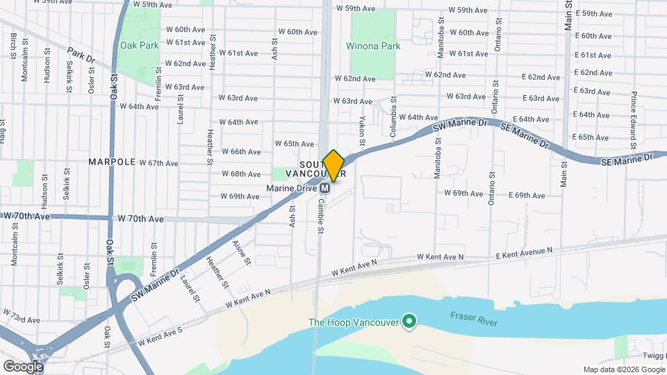 488 Marine Dr SW Map and Location Details