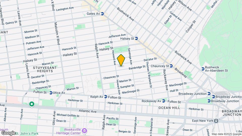 445 Bainbridge St Mapa y Detalles de la Ubicación