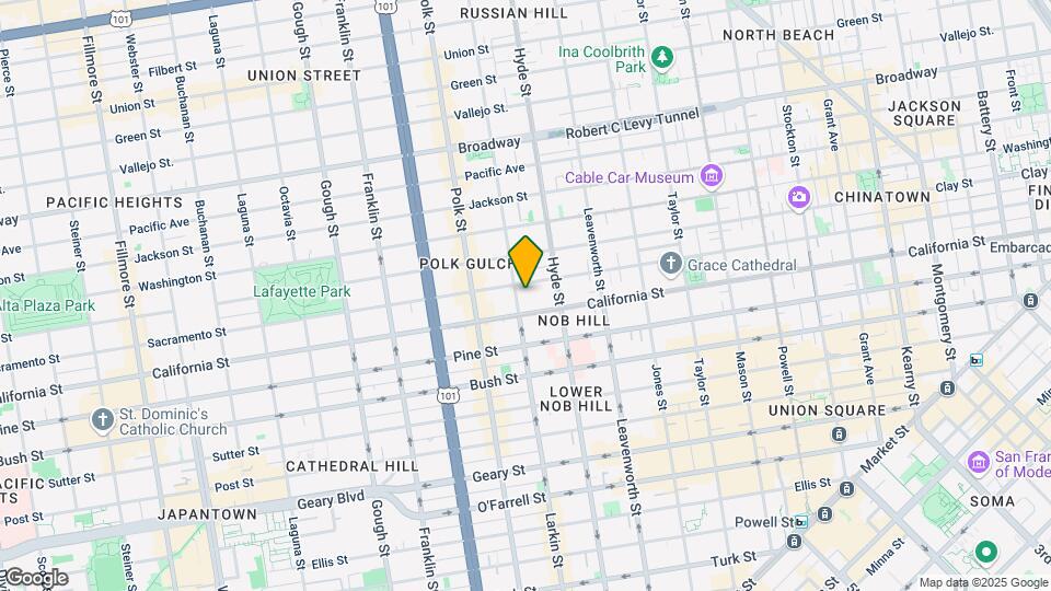 1434 Larkin St Mapa y Detalles de la Ubicación