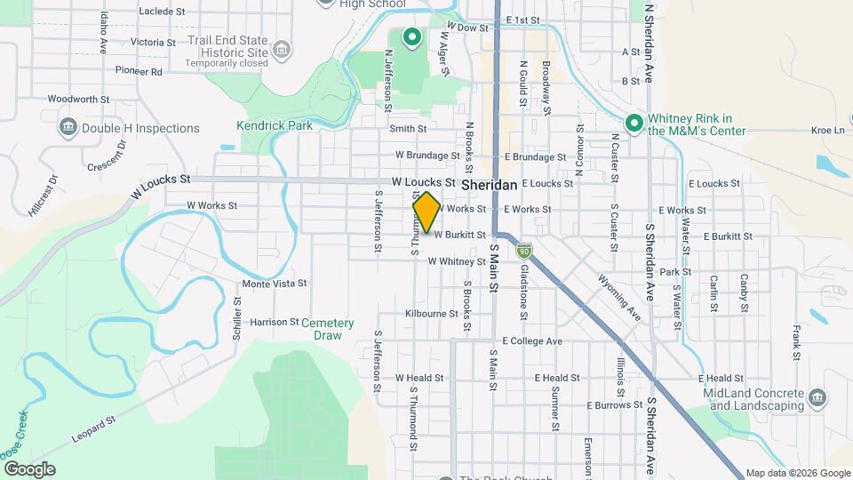 238 W Burkitt St Map and Location Details