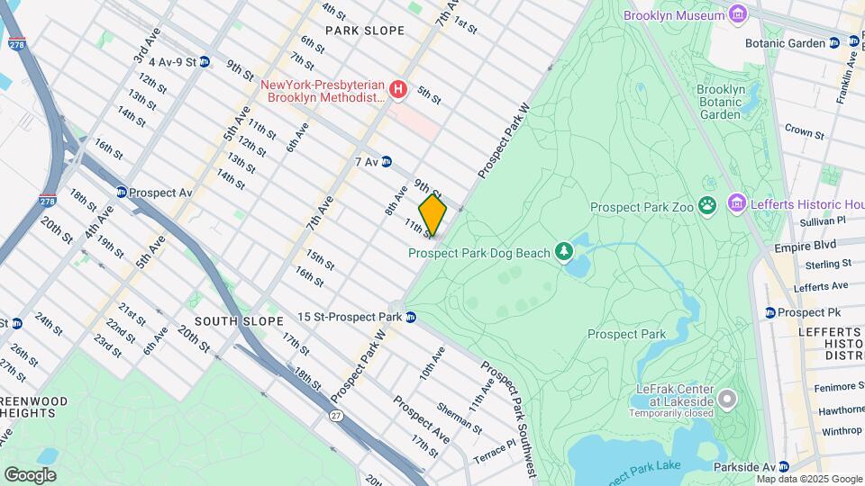 163 Prospect Park W Map and Location Details