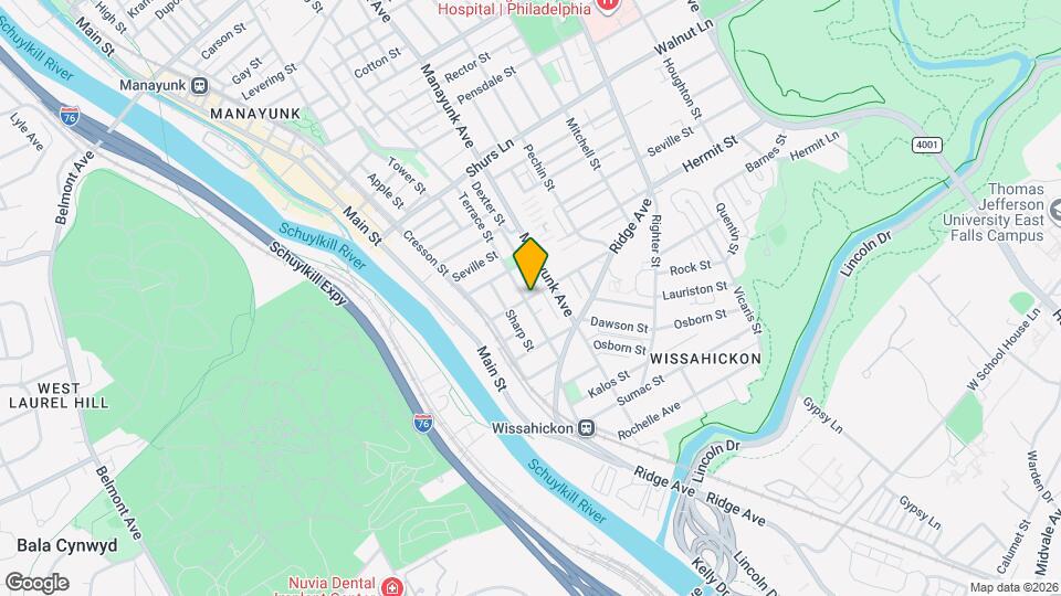 3847 Terrace St Map and Location Details