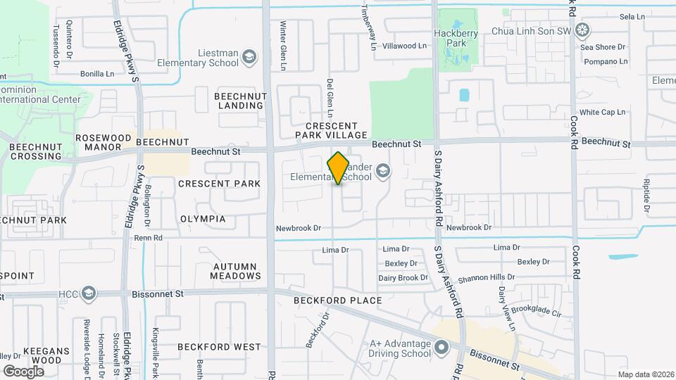 8510 Village Hollow Ln Map and Location Details