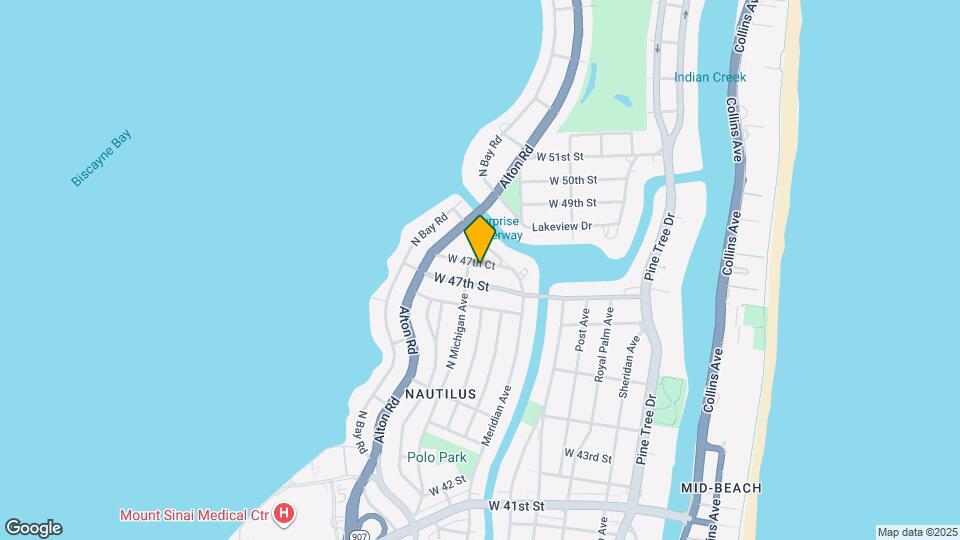 920 W 47th Ct Map and Location Details