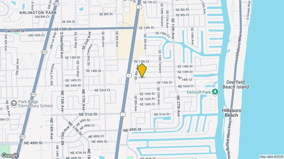 812 SE 14th Ct Map and Location Details