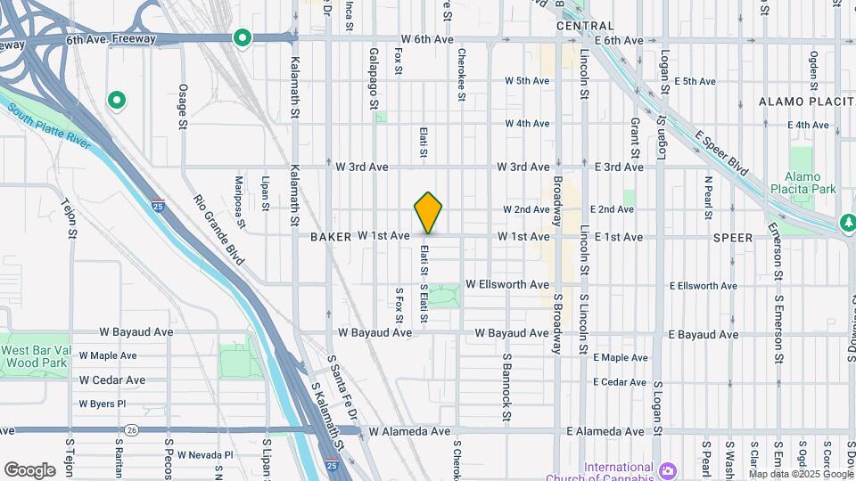 438-444 W 1st Ave Map and Location Details