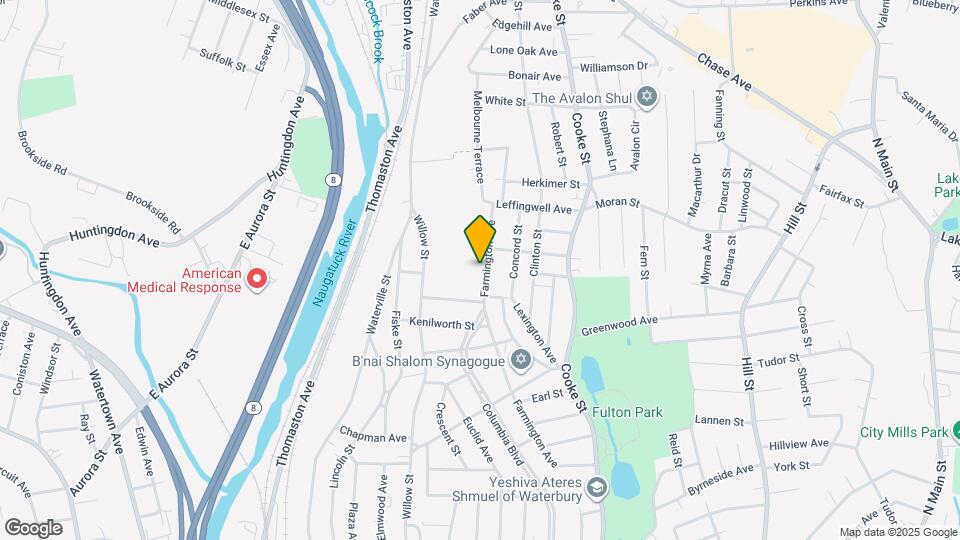 401 Farmington Ave Map and Location Details