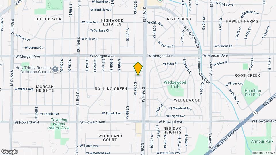 3622 S 77th St Map and Location Details