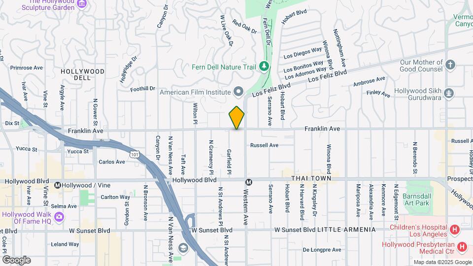 5520 Franklin Ave Map and Location Details