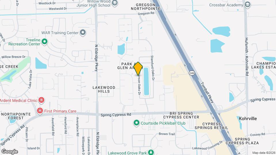 17415 Elverson Oaks Dr Map and Location Details