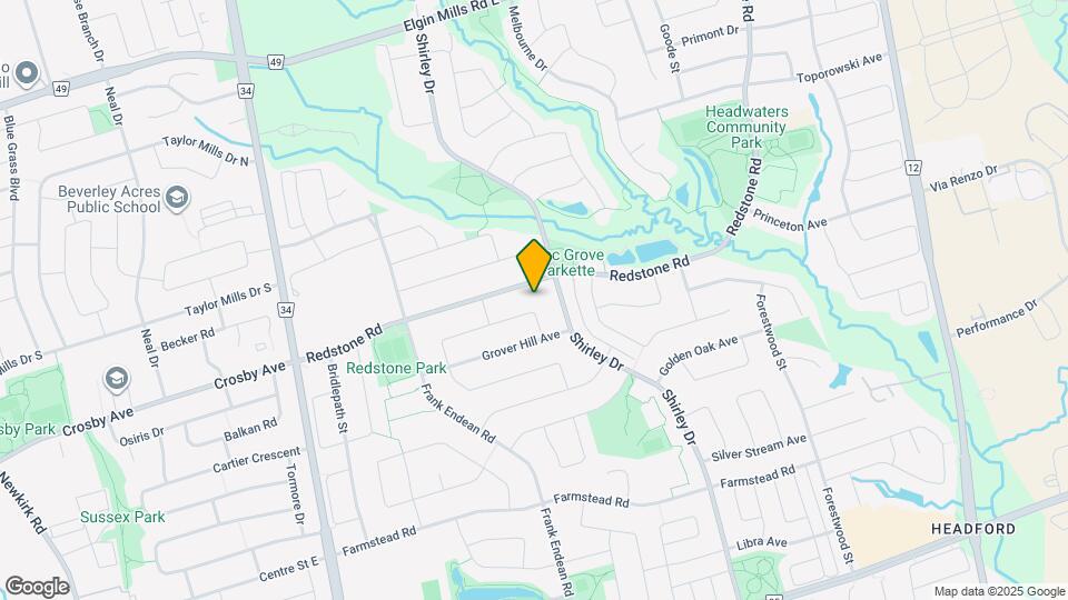 72 Fortune Crescent Map and Location Details