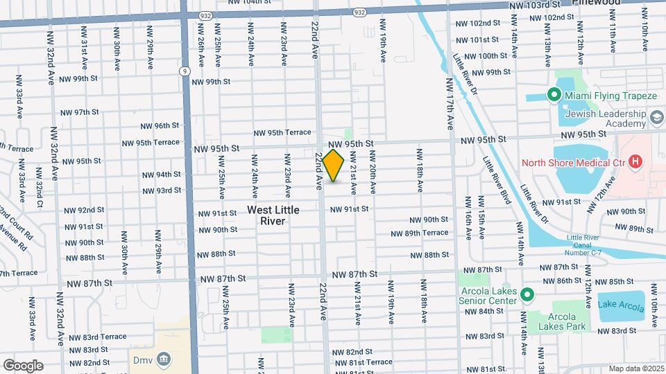 2150 NW 93rd St Map and Location Details