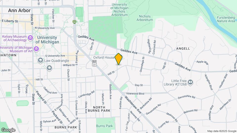 1803 Hill St Map and Location Details