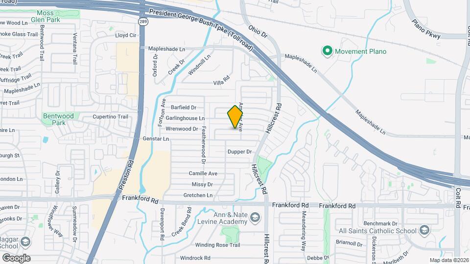 6650 Lovington Dr Map and Location Details