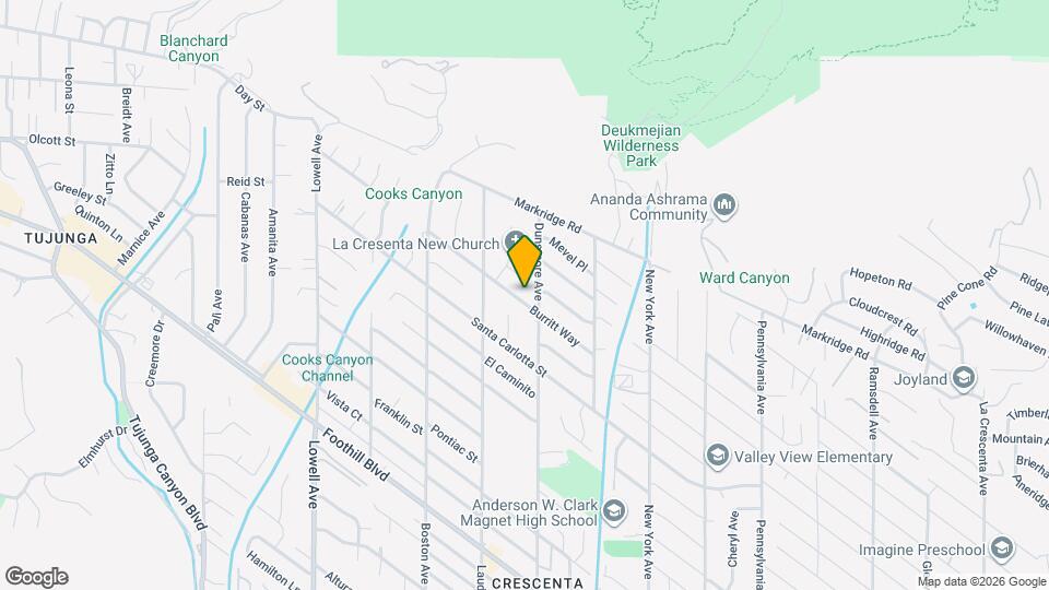 3615 Burritt Way Map and Location Details