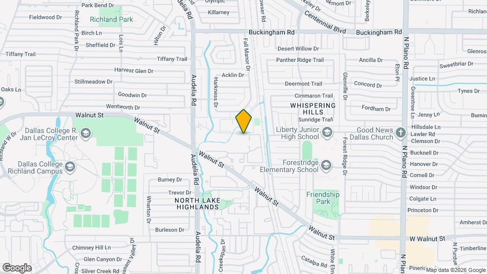 9831 W Walnut St Map and Location Details