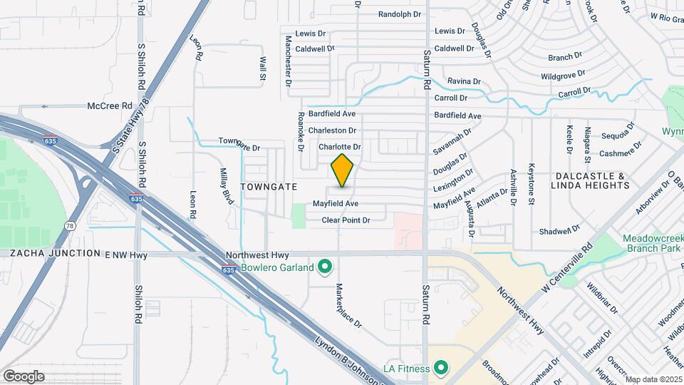 1610 Lexington Dr Map and Location Details
